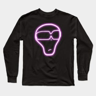 Neon Alien d00d Long Sleeve T-Shirt